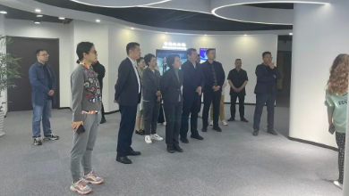 吉林省长春市人大教科文卫委员会主任委员高岩一行莅临谈球吧科技考察调研