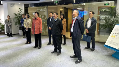 全国政协副秘书长、农工党中央专职副主席王路，农工党中央副主席焦红一行莅临谈球吧科技考察调研