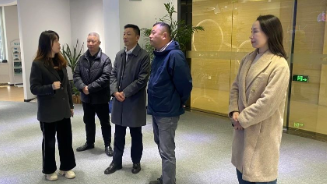 舟山市定海区投促中心、区卫健局考察团莅临谈球吧科技考察调研