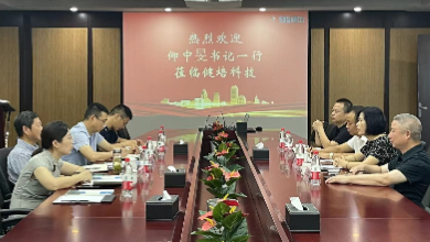 杭州市委统战部副部长、市工商联党组书记仰中旻一行莅临谈球吧科技考察调研