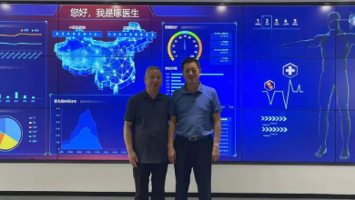 濮阳医学高等专科学校校长路红显一行莅临谈球吧科技考察调研